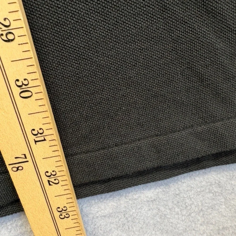 Polo Ralph Lauren Shirt Mens 2XL Black Polo Long Sleeve Classic Fit Red Pony